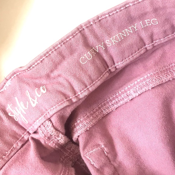 STYLE & CO French Orchid Curvy Skinny Leg Jeans - Picture 9 of 10